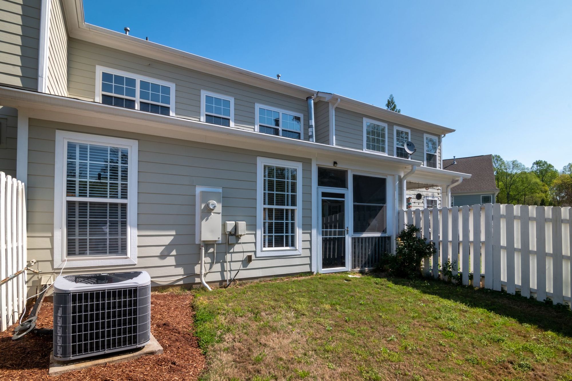 Charlotte home with new fiber cement siding and trim