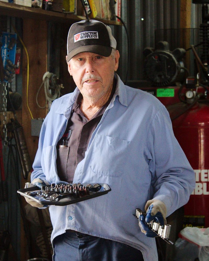 Ray Delgado, owner of Union Plumbing Co., in the shop